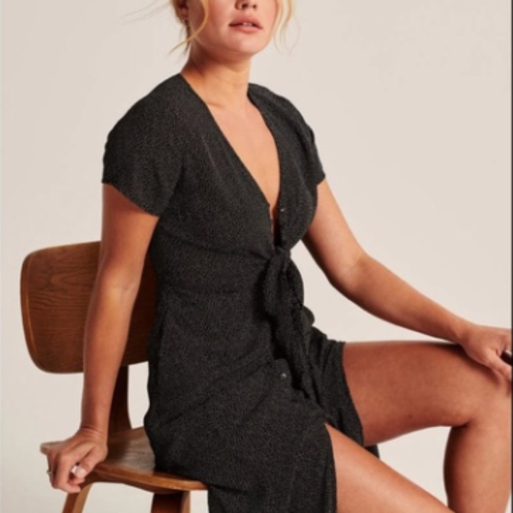 Abercrombie Button-Up Midi Dress